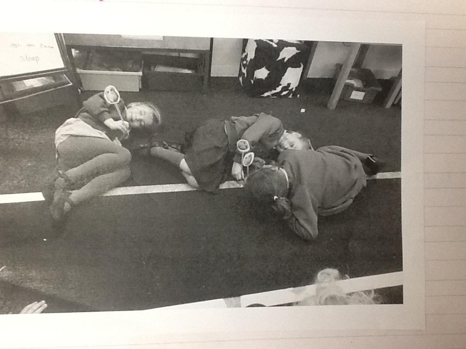 We acted out The Owl Babies story to help us with our story writing! It was great fun!